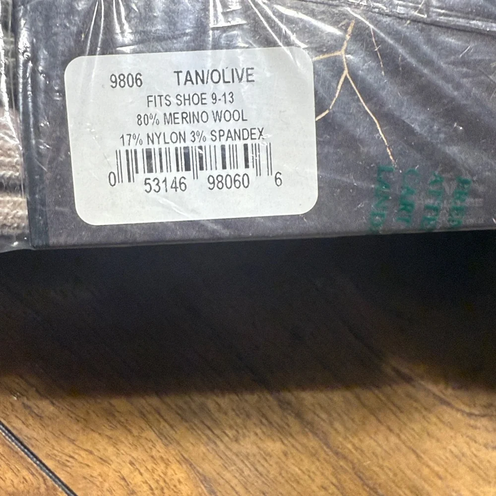 Realtree 2 pairs Men's Tall Boot Socks, Size L 9-13